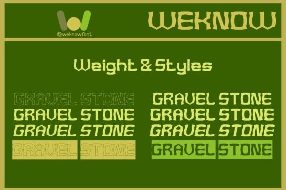 Gravel Stone Font - Preview 5