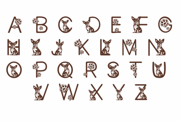 It Dog Font PNG with transparent background - Preview 1