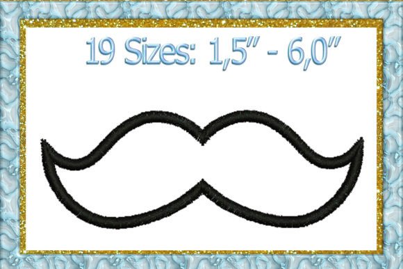 Mustache Applique