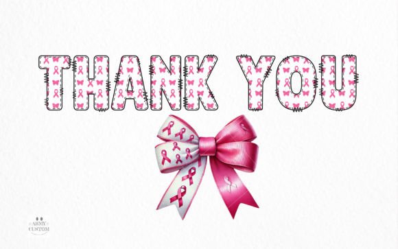 Pink Ribbon Army3 Font PNG with transparent background - Preview 3
