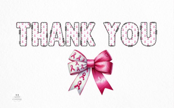Pink Ribbon Army4 Font PNG with transparent background - Preview 3
