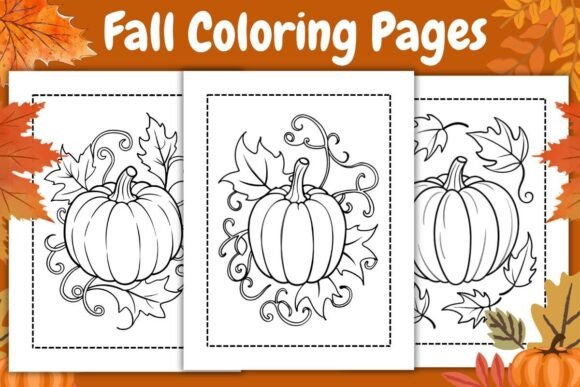 Printable Pumpkin Coloring Pages Fall