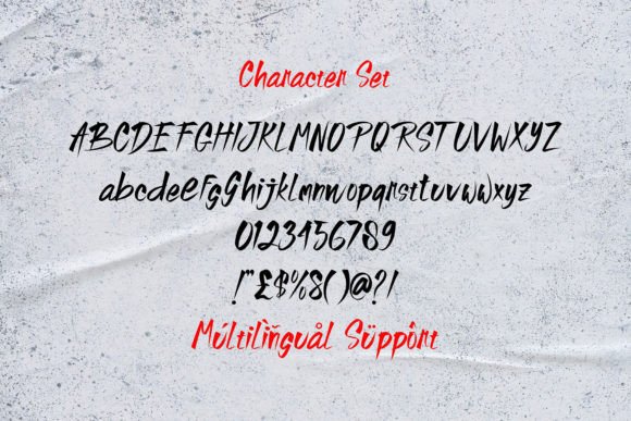 Rebel Glow Font PNG with transparent background - Preview 2
