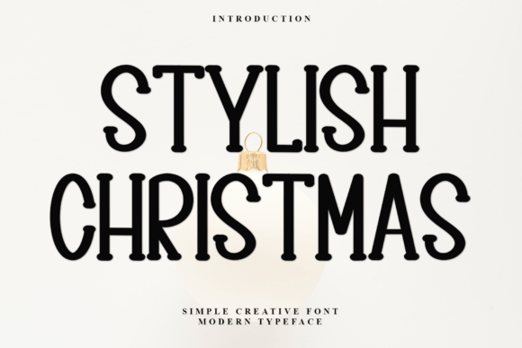 Stylish Christmas Display Font By Inermedia STUDIO