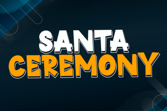 Santaland Font PNG with transparent background - Preview 1