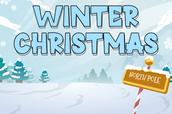 Santaland Font PNG with transparent background - Preview 2