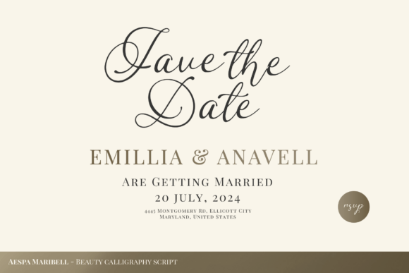Aespa Maribell Font - Preview 6