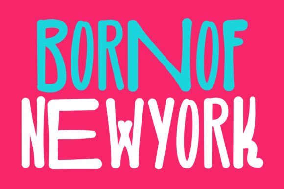 Brokes New Font - Preview 2