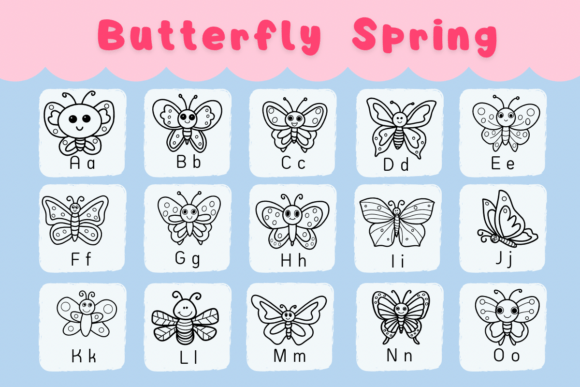 Butterfly Spring Font - Preview 1