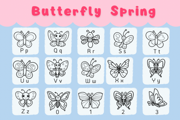 Butterfly Spring Font - Preview 2