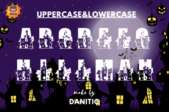 Castle Halloween Font - Preview 1