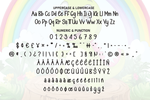 Chubby Dinosaur Font - Preview 6