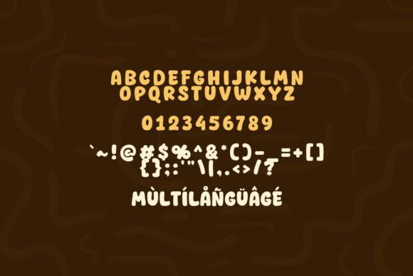 Cream Beige Font - Preview 3