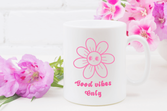 Groovy Retro Flowers Font - Preview 4