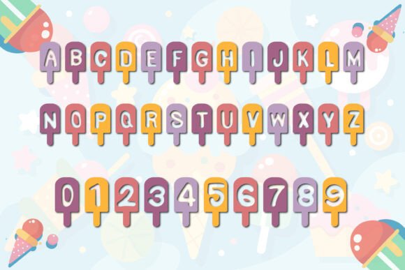 Ice Cream Font - Preview 2