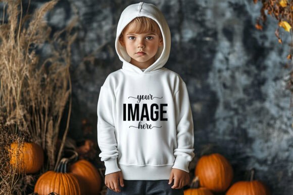Kids Halloween Sweatshirt Mockup Graphic Product Mockups By Shamiul