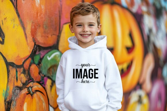 Kids Halloween Sweatshirt Mockup Graphic Baby & Kids Clothing By Shamiul