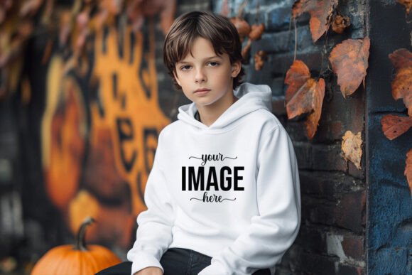 Kids Halloween Sweatshirt Mockup Graphic Baby & Kids Clothing By Shamiul