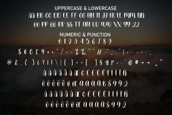 Morning Wonderful Font PNG with transparent background - Preview 6