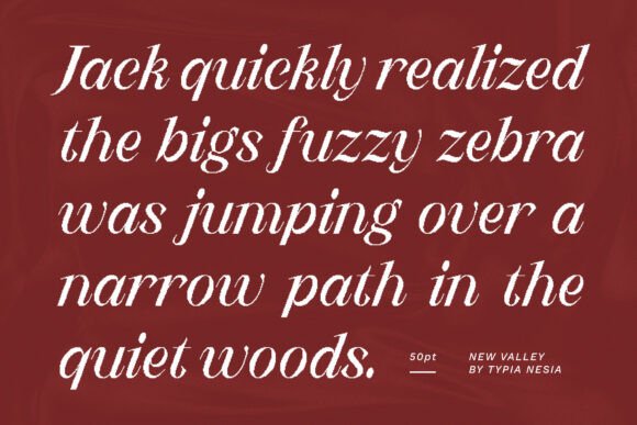 New Valley Font PNG with transparent background - Preview 3