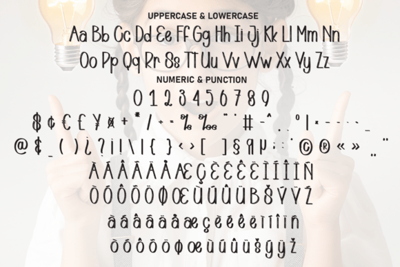 Smart Girl Font PNG with transparent background - Preview 6