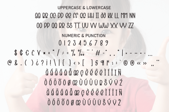Smiley Children Font PNG with transparent background - Preview 6
