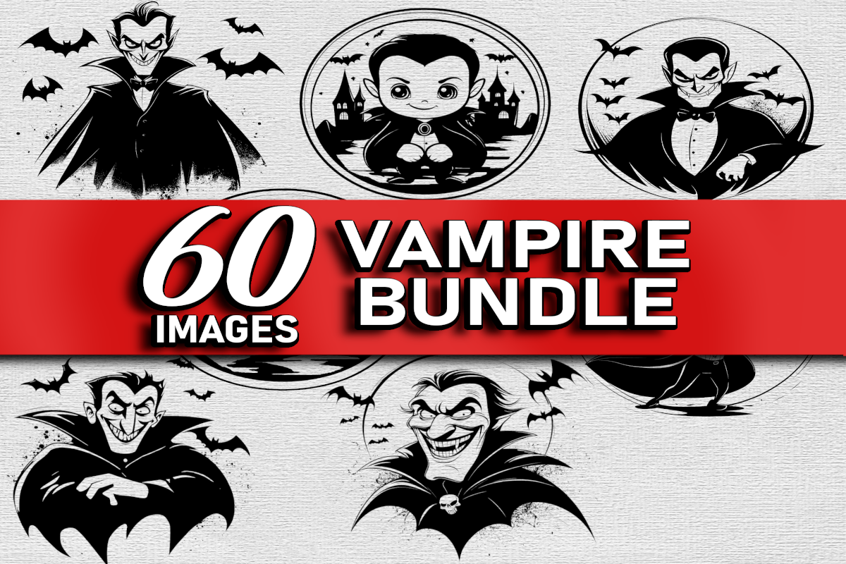 Vampire Vector Bundle SVG PNG EPS DXF Graphic by First Edition Studios ...