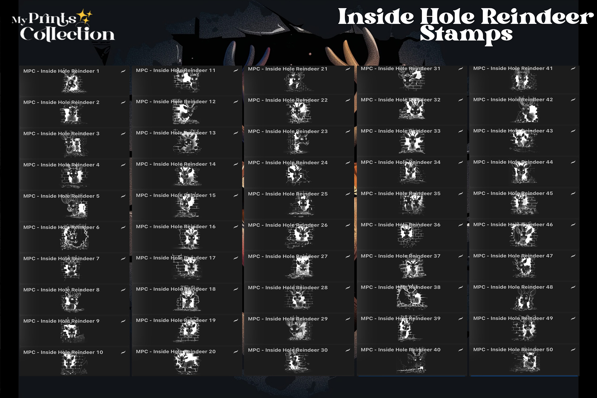 100+ Procreate Inside Hole Reindeer - photo 2