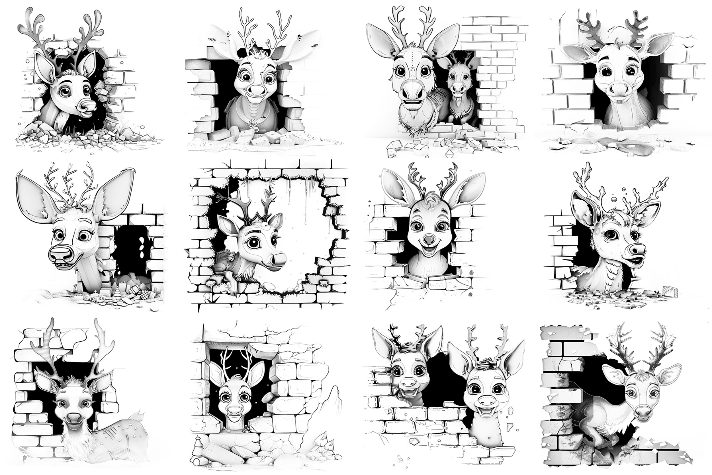 100+ Procreate Inside Hole Reindeer - photo 5
