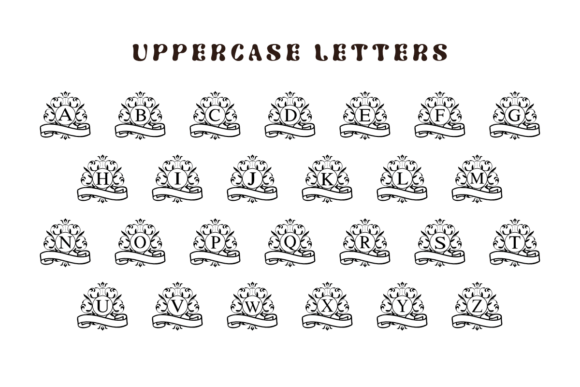 Artistic Monogram Font - Preview 1