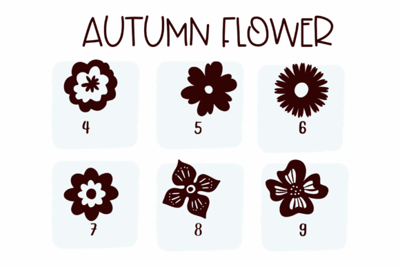 Autumn Flower Font - Preview 3