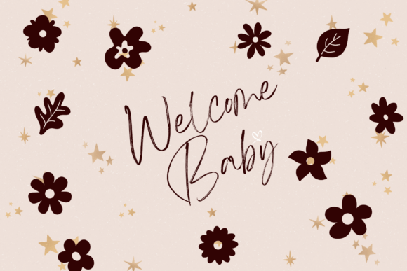 Autumn Flower Font - Preview 6