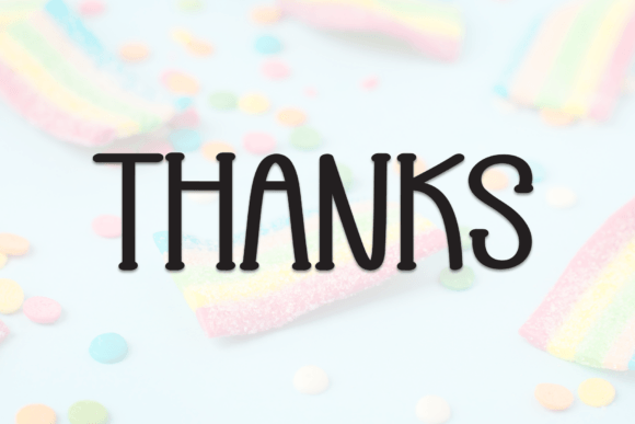 Candy Rainbow Font - Preview 6