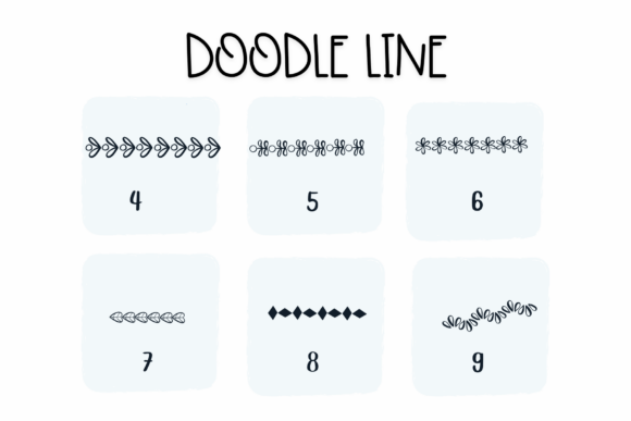 Doodle Line Font - Preview 3