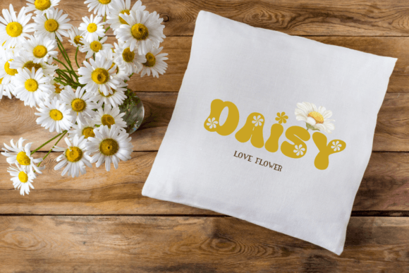 Groovy Flower Daisy Font - Preview 3