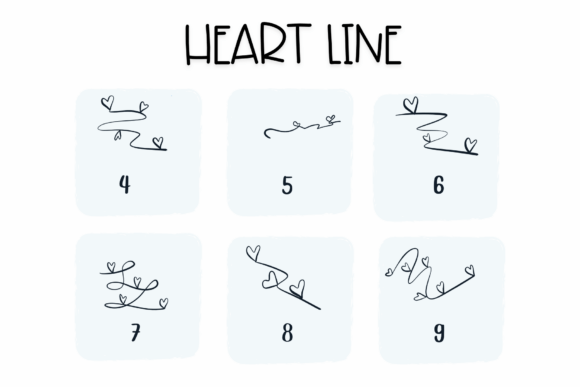 Heart Line Font - Preview 3