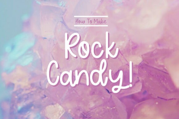 Pastal Candy Font Font PNG with transparent background - Preview 3