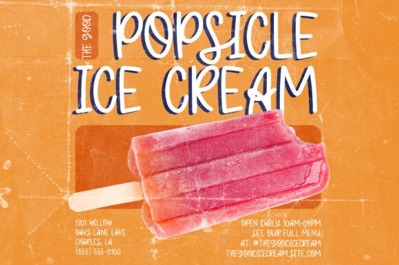 Pastal Candy Font Font PNG with transparent background - Preview 5