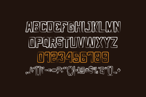 Quakery Font PNG with transparent background - Preview 3