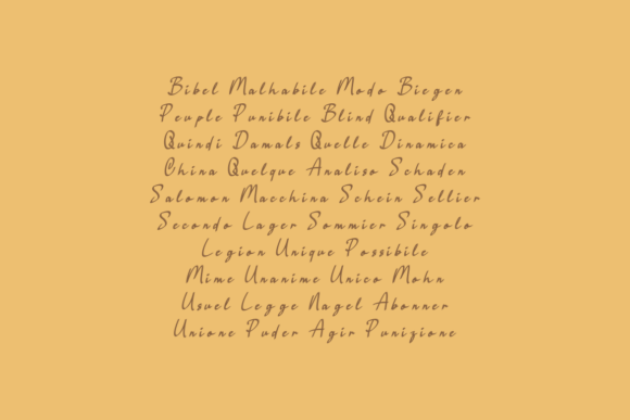 Questina Brush Font Font PNG with transparent background - Preview 1