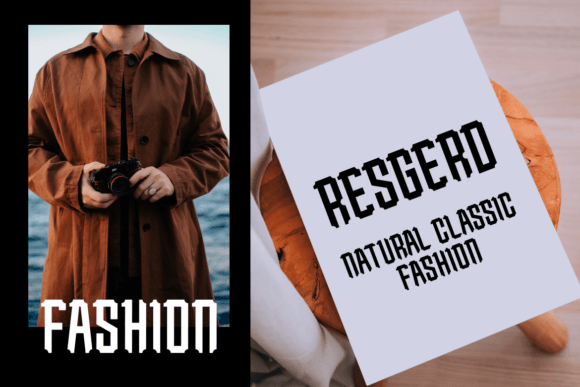 Resgerd Font PNG with transparent background - Preview 1