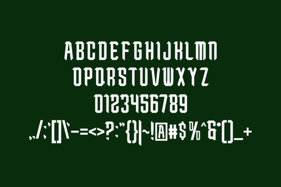 Resgerd Font PNG with transparent background - Preview 2