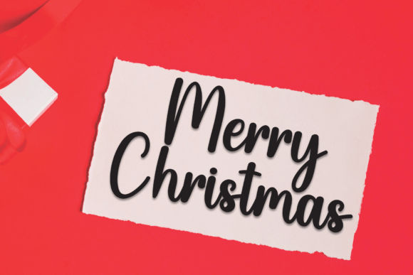 Royale Santa Font PNG with transparent background - Preview 4