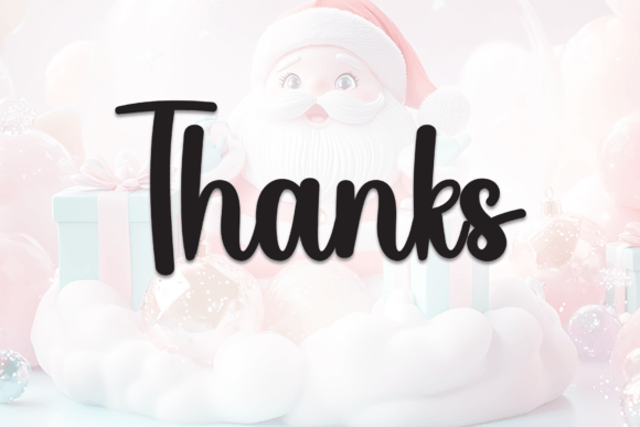 Royale Santa Font PNG with transparent background - Preview 6