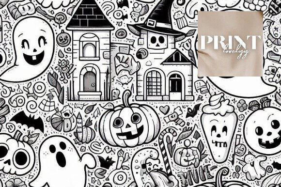 Spooky Halloween Coloring Pages for Kids