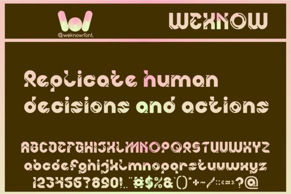 Artificial Robots Font - Preview 1
