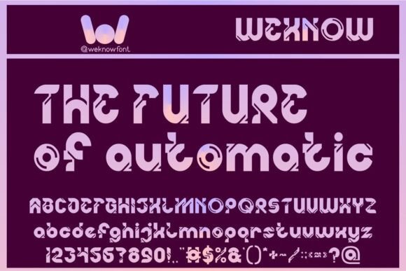 Artificial Robots Font - Preview 2