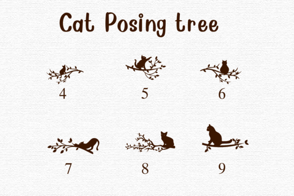 Cat Posting Tree Font - Preview 3