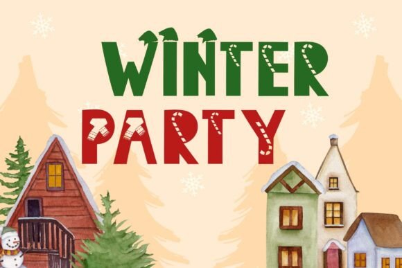 Christmas Fabulous Font font preview - 1