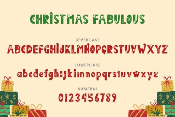 Christmas Fabulous Font font preview - 4
